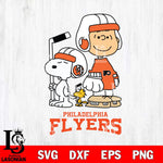 Philadelphia Flyers Snoopy and Charlie Brown Hockey Svg Eps Dxf Png File, Digital Download , Instant Download, Svg Files