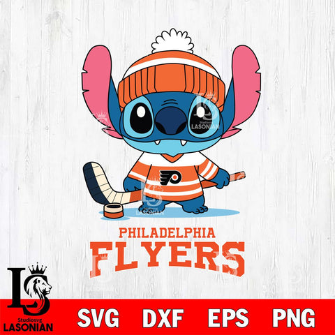 Philadelphia Flyers Stitch Sport NHL Hockey SVG DXF EPS PNG FILE,NHL File Cut,Disney Digital Download,Instant Download, Silhouette