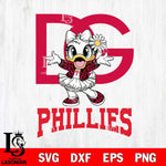 Philadelphia Phillies Dolce And Gabbana Daisy Duck Disney Svg Eps Dxf Png File, Digital Download, Instant Download
