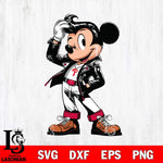 Philadelphia Phillies Handsome Mickey Mouse Svg Eps Dxf Png File, Digital Download, Instant Download