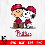 Philadelphia Phillies snoopy and charlie brown sit baseball Svg Eps Dxf Png File, MLB File Cut,Digital Download,Instant Download,MLB Svg Files