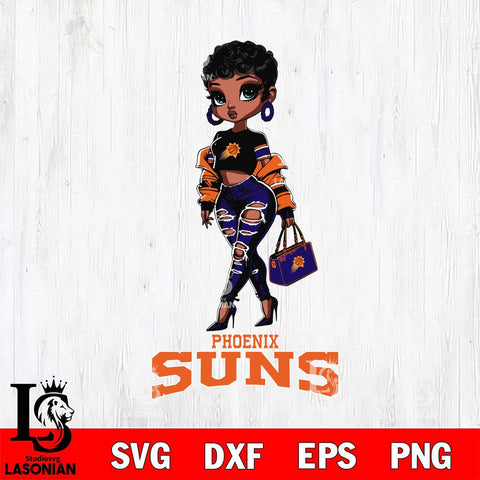 Phoenix Suns Beautiful Black Fan Girl