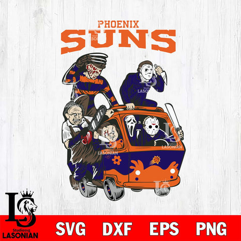 Phoenix Suns Jason Voorhees Horror 10 Svg Eps Dxf Png File, NBA svg, Digital Download, Instant Download