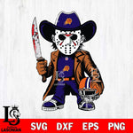 Phoenix Suns Jason Voorhees Horror Svg Eps Dxf Png File, NBA svg, Digital Download, Instant Download