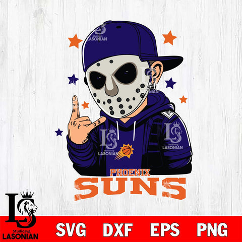 Phoenix Suns Jason Voorhees Horror 9 Svg Eps Dxf Png File, NBA svg, Digital Download, Instant Download