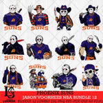 Phoenix Suns Jason Voorhees NBA Bundle 12 SVG Eps Dxf Png File, Bundle NBA svg, Digital Download, Instant Download