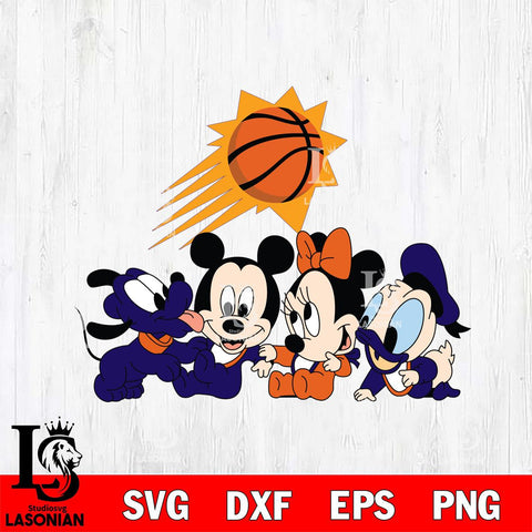 Phoenix Suns Mickey Minne 5 Nba Svg Eps Dxf Png File, NBA svg, Digital Download, Instant Download