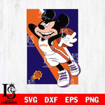 Phoenix Suns Mickey Minne 6 Nba Svg Eps Dxf Png File, NBA svg, Digital Download, Instant Download