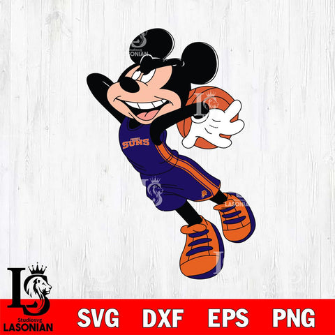 Phoenix Suns Mickey Minne 7 Nba Svg Eps Dxf Png File, NBA svg, Digital Download, Instant Download