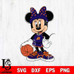 Phoenix Suns Mickey Minne Nba Svg Eps Dxf Png File, NBA svg, Digital Download, Instant Download