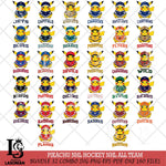 Pikachu NHL Hockey Big Bundle SVG DXF EPS PNG FILE,NHL Bundle File Cut,Disney Digital Download,Instant Download, Silhouette