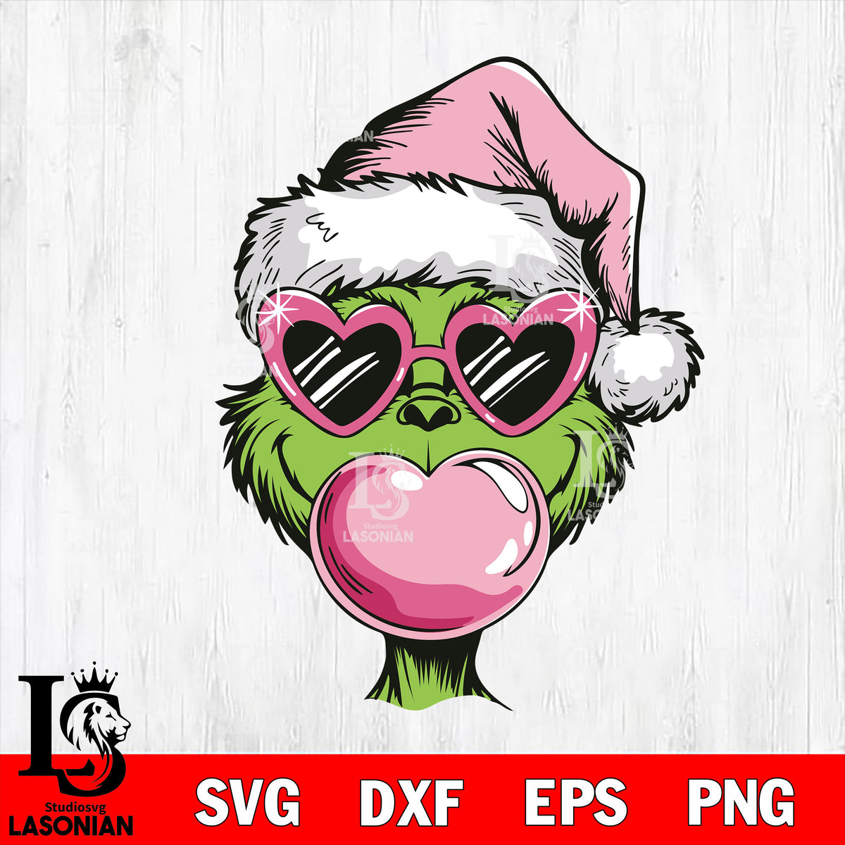 Pink Grich Christmas – lasoniansvg