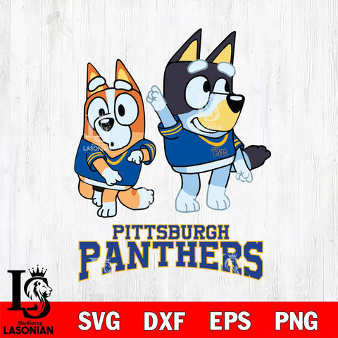 Pittsburgh Panthers Bluey Chilli Mode Dance Svg Eps Dxf Png File, Digital Download, Instant Download