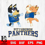 Pittsburgh Panthers Bluey Dance Svg Eps Dxf Png File, Digital Download, Instant Download