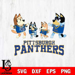 Pittsburgh Panthers Bluey Dance Squats Svg Eps Dxf Png File, Digital Download, Instant Download