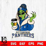Pittsburgh Panthers Boujee Grinch Girls Christmas Cut Files Cricut, Svg Dxf Eps Png file, Digital download , Silhouette