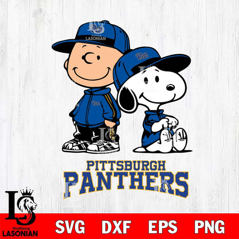 Pittsburgh Panthers Charlie Brown Snoopy Champions Svg Eps Dxf Png File, NCAA svg , Digital Download , Instant Download, Cricut File