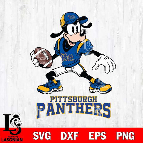 Pittsburgh Panthers Goofy Disney, Svg Eps Dxf Png File, Digital Download