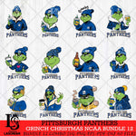 Pittsburgh Panthers Grinch Christmas NCAA Bundle 12 Svg Eps Dxf Png File,Cricut files, Digital Download, Instant Download