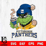 Pittsburgh Panthers Grinch Cofffe Hoodie Cut Files Cricut, Svg Dxf Eps Png file, Digital download , Silhouette