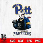 Pittsburgh Panthers Jason Voorhees 10 Svg Eps Dxf Png File, Digital Download