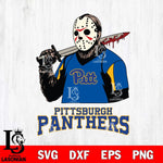 Pittsburgh Panthers Jason Voorhees 11 Svg Eps Dxf Png File, Digital Download
