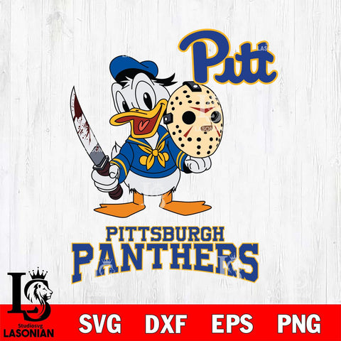 Pittsburgh Panthers Jason Voorhees 12 Svg Eps Dxf Png File, Digital Download
