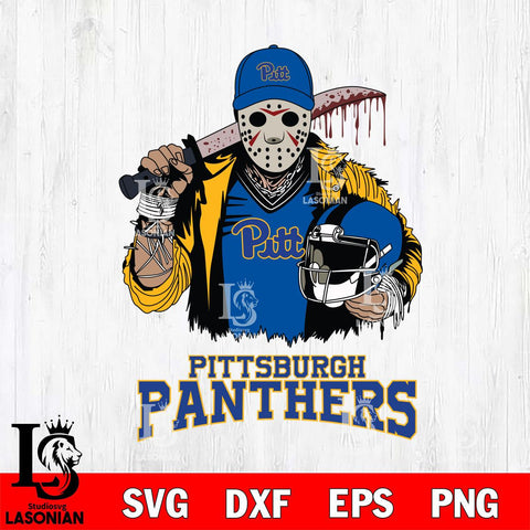 Pittsburgh Panthers Jason Voorhees 2 Svg Eps Dxf Png File, Digital Download