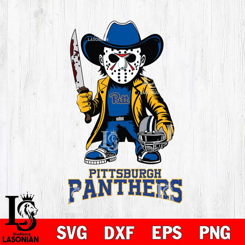 Pittsburgh Panthers Jason Voorhees 3 Svg Eps Dxf Png File, Digital Download