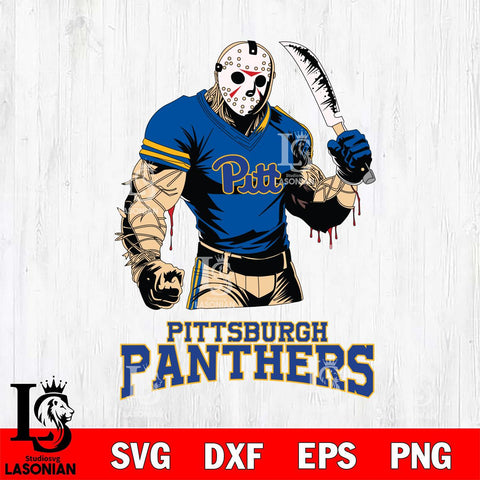 Pittsburgh Panthers Jason Voorhees Svg Eps Dxf Png File, Digital Download