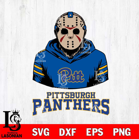 Pittsburgh Panthers Jason Voorhees 4 Svg Eps Dxf Png File, Digital Download