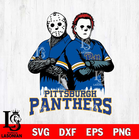 Pittsburgh Panthers Jason Voorhees 8 Svg Eps Dxf Png File, Digital Download