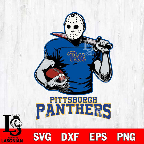 Pittsburgh Panthers Jason Voorhees 9 Svg Eps Dxf Png File, Digital Download