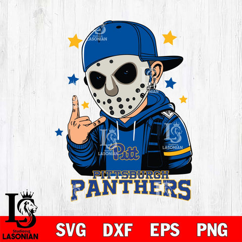 Pittsburgh Panthers Jason Voorhees Horror 9 Svg Eps Dxf Png File, NCAA svg, Digital Download, Instant Download