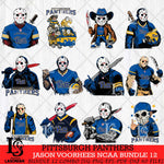 Pittsburgh Panthers Jason Voorhees Horror Bundle 12 SVG Eps Dxf Png File, bundle NCAA svg, Digital Download, Instant Download