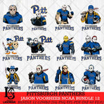 Pittsburgh Panthers Jason Voorhees NCAA Bundle 12 SVG Svg Eps Dxf Png File, Digital Download