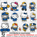 Pittsburgh Panthers NCAA Bundle 12 Svg Eps Dxf Png File, NCAA svg, Digital Download, Instant Download