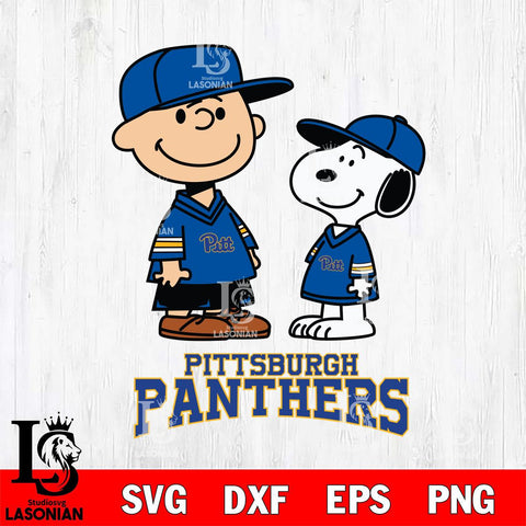 Pittsburgh Panthers Peanuts Snoopy Football SVG DXF EPS PNG FILE,Snoopy File Cut, NCAA Digital Download,Instant Download,Christmas Silhouette