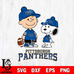 Pittsburgh Panthers Peanuts Snoopy Friends Football SVG DXF EPS PNG FILE,Snoopy File Cut, NCAA Digital Download,Instant Download,Christmas Silhouette