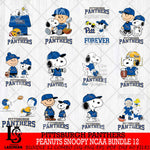 Pittsburgh Panthers Peanuts Snoopy Player NCAA Bundle 12 SVG DXF EPS PNG FILE,Snoopy File Cut, bundle NCAA Digital Download,Instant Download, Silhouette