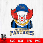Pittsburgh Panthers Pennywise Horror Sport 10 Svg Eps Dxf Png File, Digital Download