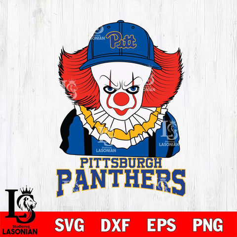 Pittsburgh Panthers Pennywise Horror Sport 10 Svg Eps Dxf Png File, Digital Download
