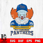 Pittsburgh Panthers Pennywise Horror Sport 2 Svg Eps Dxf Png File, Digital Download