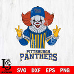 Pittsburgh Panthers Pennywise Horror Sport 8 Svg Eps Dxf Png File, Digital Download