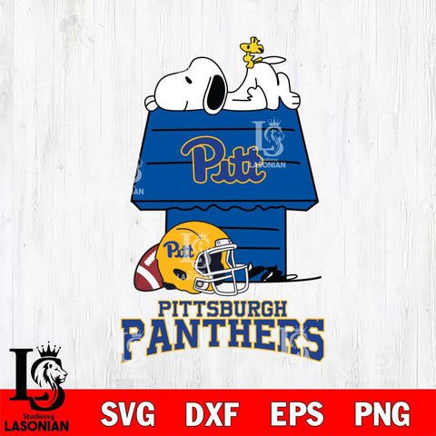 Pittsburgh Panthers Snoopy Chill Football SVG DXF EPS PNG FILE,Snoopy File Cut, NCAA Digital Download,Instant Download,Christmas Silhouette