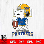 Pittsburgh Panthers Snoopy Player Football SVG DXF EPS PNG FILE,Snoopy File Cut, NCAA Digital Download,Instant Download,Christmas Silhouette