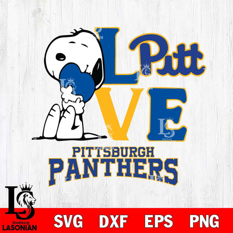 Pittsburgh Panthers Snoopy Sport 10 Svg Eps Dxf Png File, Digital Download