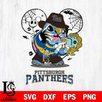 Pittsburgh Panthers Stitch Freddy Krueger Halloween Svg Eps Dxf Png File, Digital Download, Instant Download