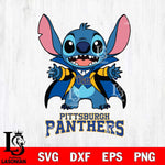 Pittsburgh Panthers Stitch Vampire halloween Svg Eps Dxf Png File, NCAA svg, Digital Download, Instant Download