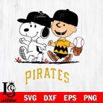 Pittsburgh Pirates Peanuts Sport walk Svg Eps Dxf Png File, MLB File Cut,Digital Download,Instant Download,MLB Svg Files